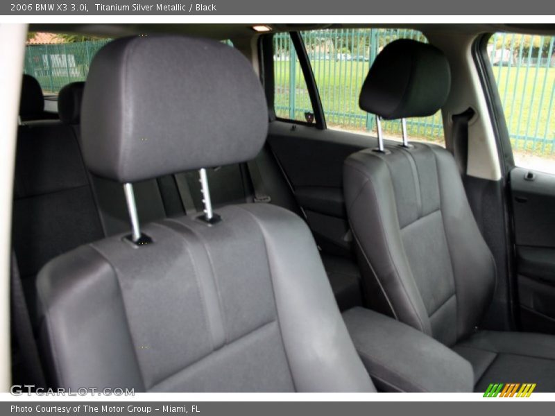 Titanium Silver Metallic / Black 2006 BMW X3 3.0i