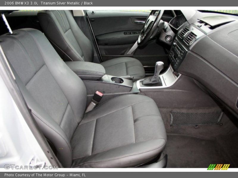 Titanium Silver Metallic / Black 2006 BMW X3 3.0i