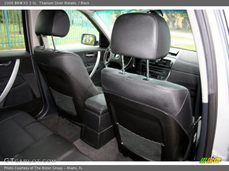 Titanium Silver Metallic / Black 2006 BMW X3 3.0i