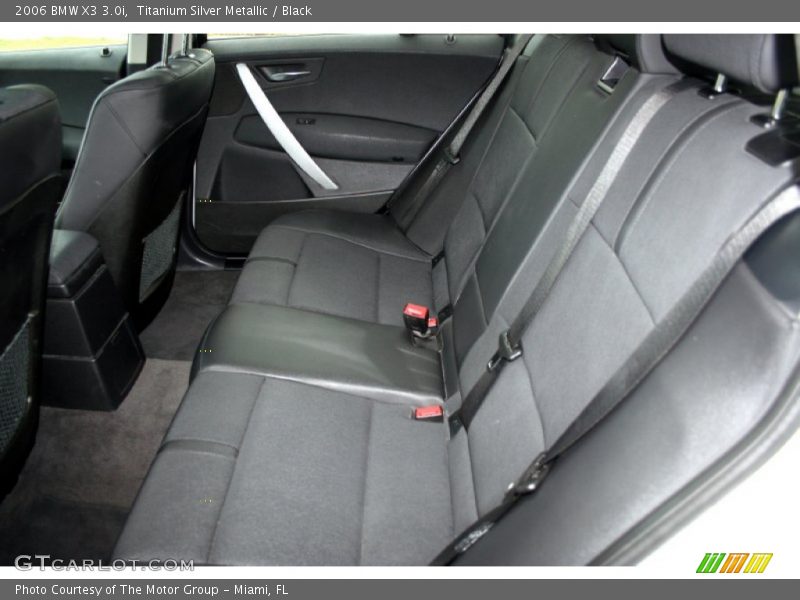 Titanium Silver Metallic / Black 2006 BMW X3 3.0i