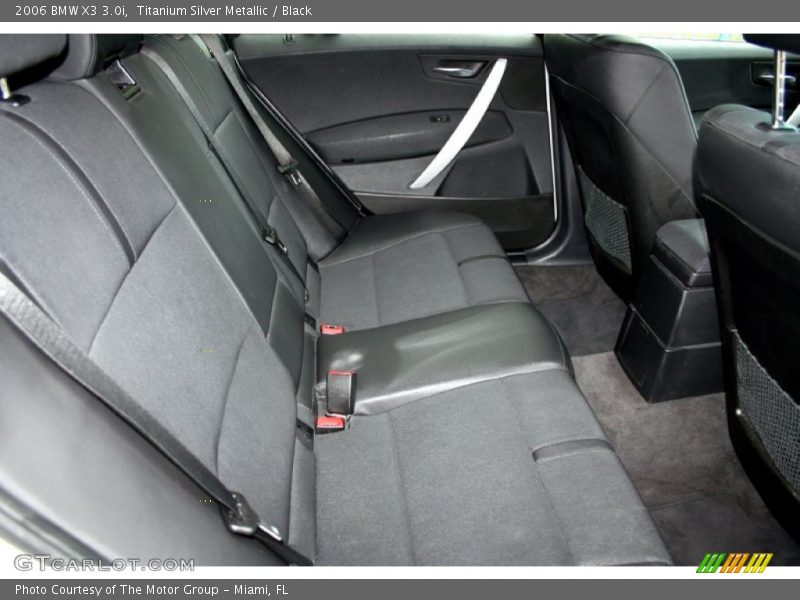 Titanium Silver Metallic / Black 2006 BMW X3 3.0i