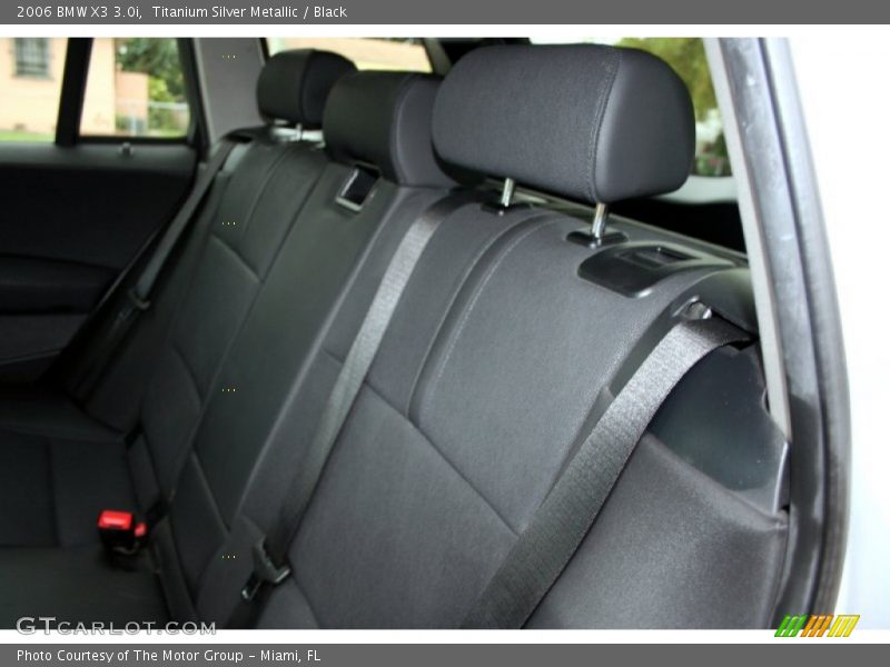 Titanium Silver Metallic / Black 2006 BMW X3 3.0i