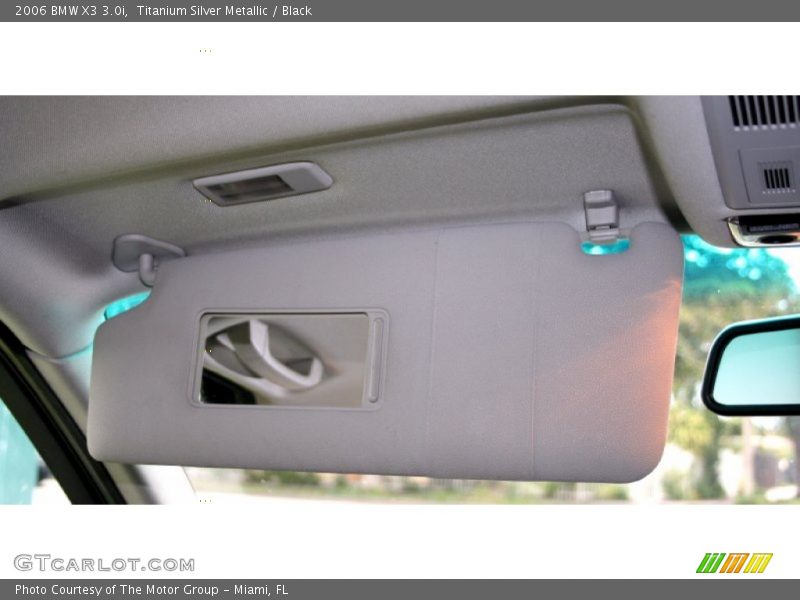 Titanium Silver Metallic / Black 2006 BMW X3 3.0i