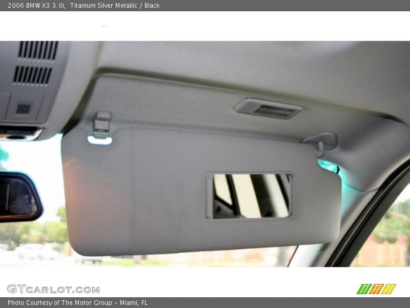 Titanium Silver Metallic / Black 2006 BMW X3 3.0i