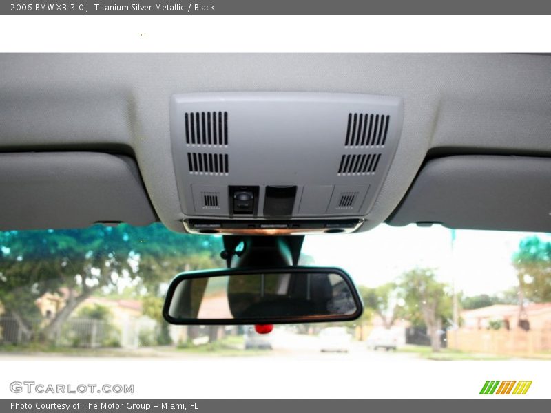 Titanium Silver Metallic / Black 2006 BMW X3 3.0i