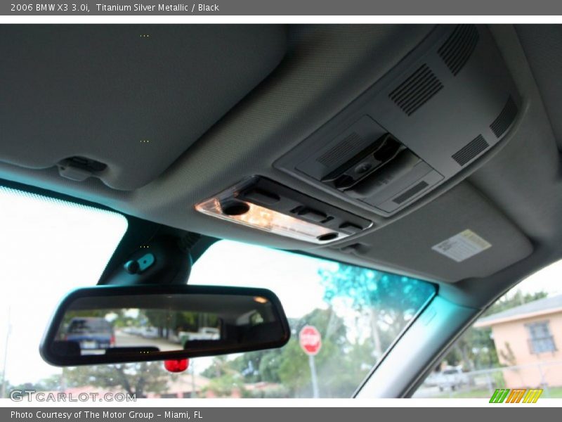 Titanium Silver Metallic / Black 2006 BMW X3 3.0i