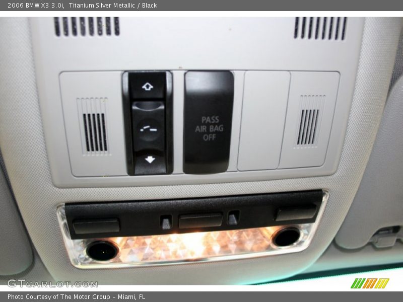 Titanium Silver Metallic / Black 2006 BMW X3 3.0i