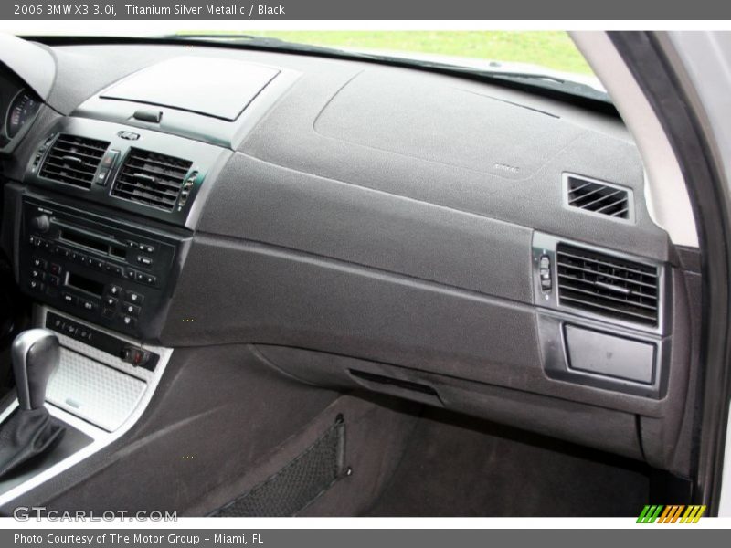 Titanium Silver Metallic / Black 2006 BMW X3 3.0i