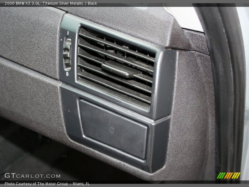 Titanium Silver Metallic / Black 2006 BMW X3 3.0i