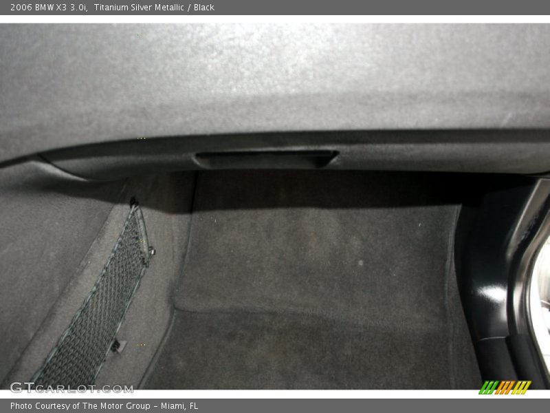 Titanium Silver Metallic / Black 2006 BMW X3 3.0i