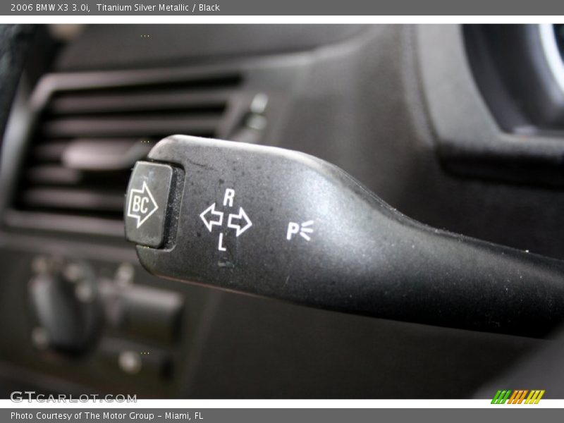 Titanium Silver Metallic / Black 2006 BMW X3 3.0i
