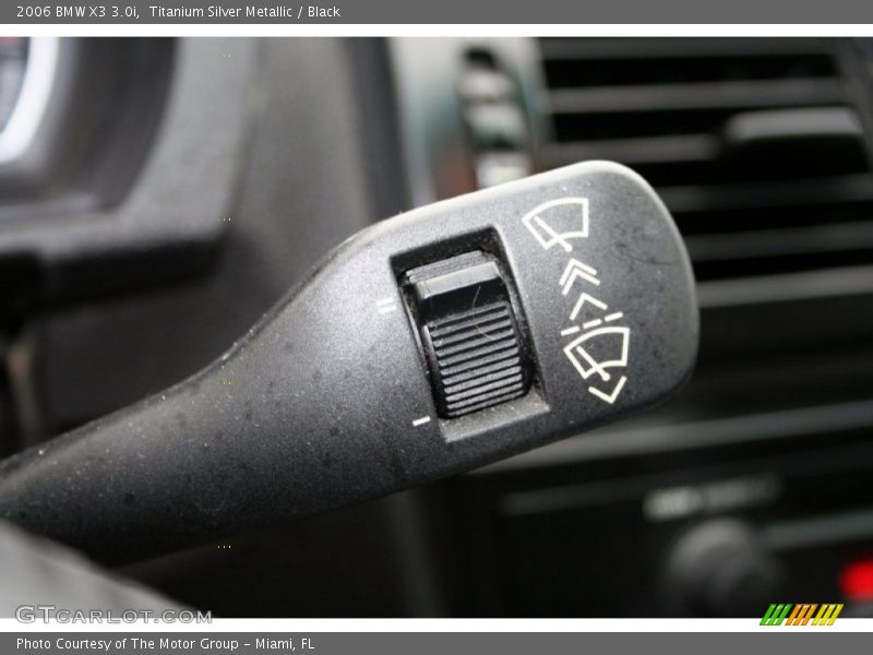 Titanium Silver Metallic / Black 2006 BMW X3 3.0i