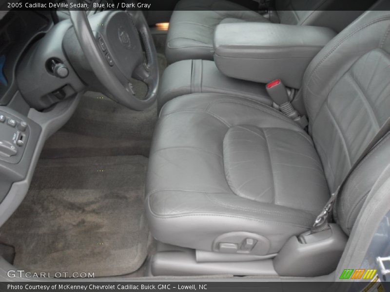 Blue Ice / Dark Gray 2005 Cadillac DeVille Sedan