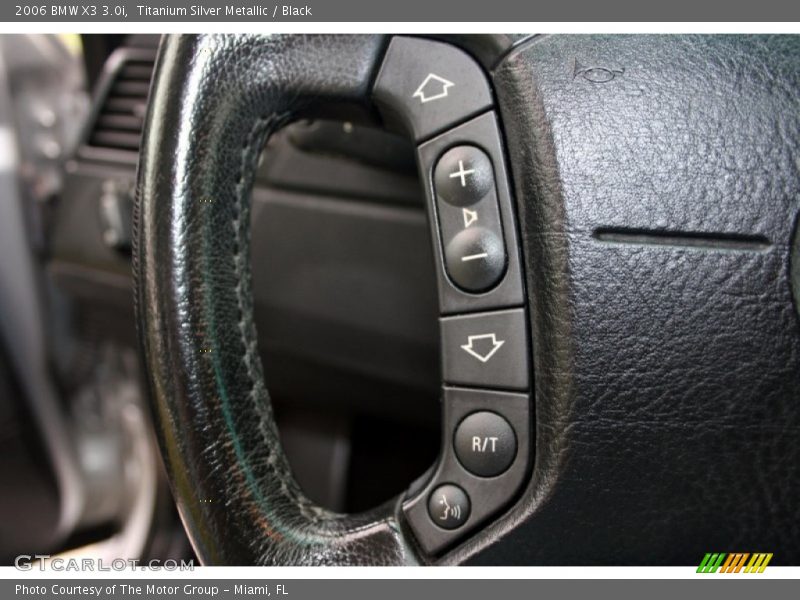 Titanium Silver Metallic / Black 2006 BMW X3 3.0i