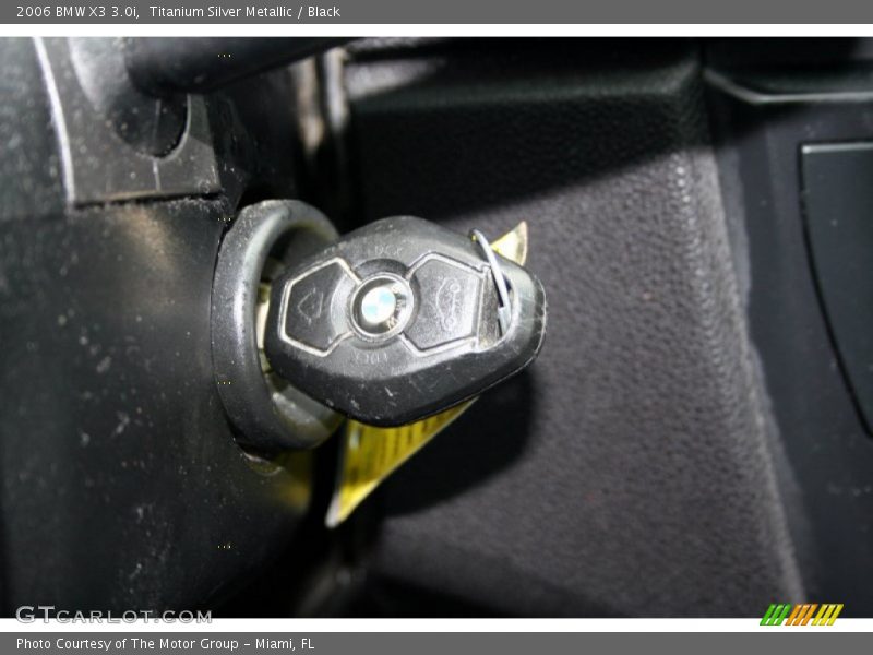 Titanium Silver Metallic / Black 2006 BMW X3 3.0i