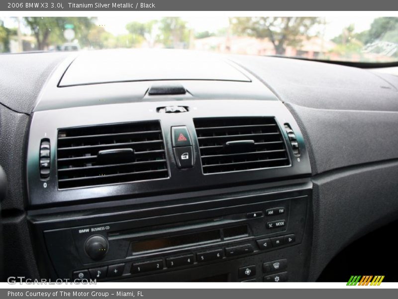 Titanium Silver Metallic / Black 2006 BMW X3 3.0i