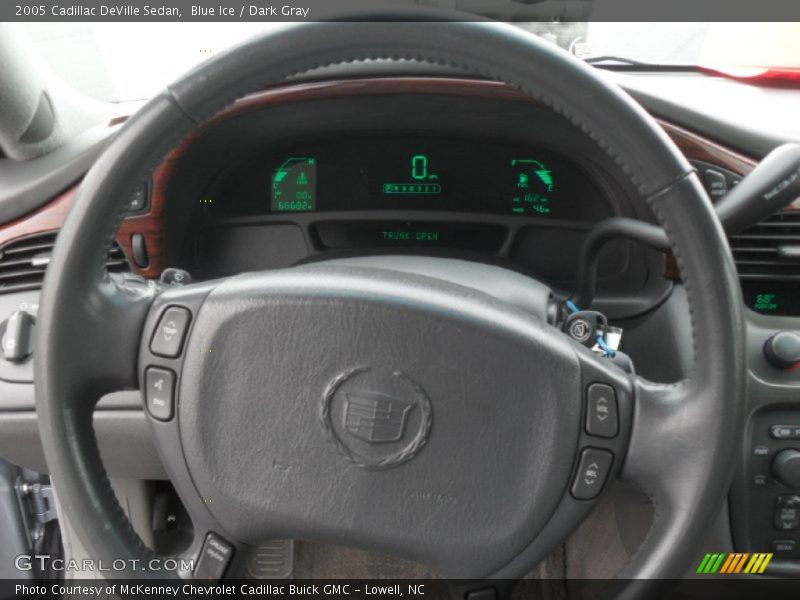 Blue Ice / Dark Gray 2005 Cadillac DeVille Sedan