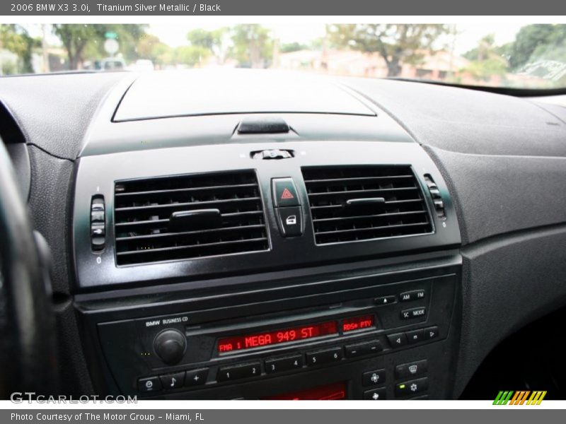Titanium Silver Metallic / Black 2006 BMW X3 3.0i