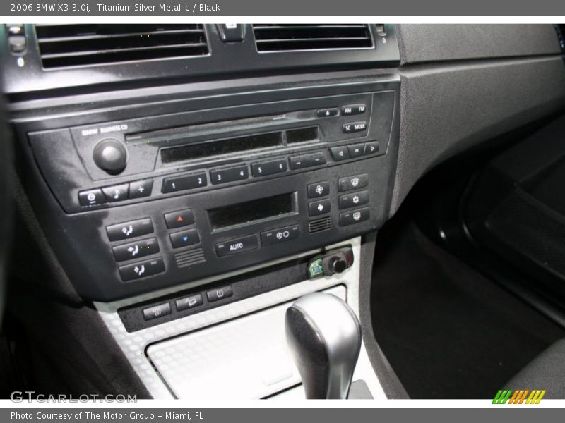 Titanium Silver Metallic / Black 2006 BMW X3 3.0i