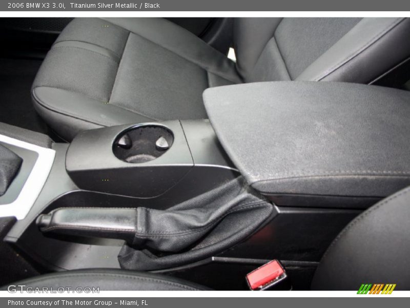 Titanium Silver Metallic / Black 2006 BMW X3 3.0i