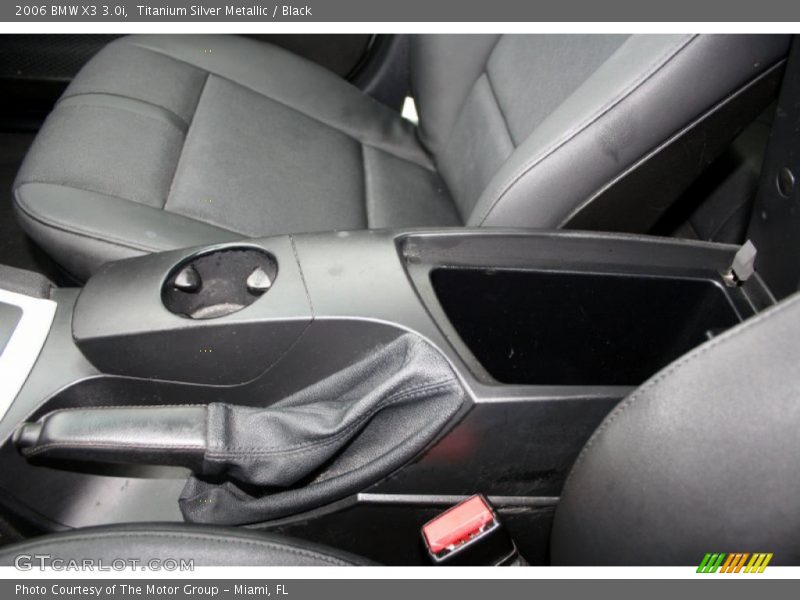 Titanium Silver Metallic / Black 2006 BMW X3 3.0i