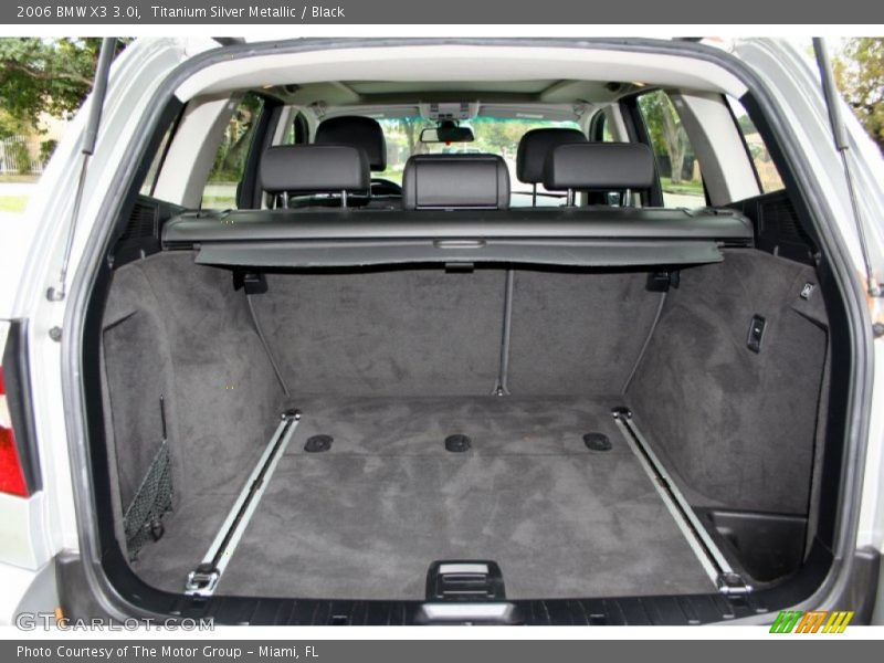 Titanium Silver Metallic / Black 2006 BMW X3 3.0i