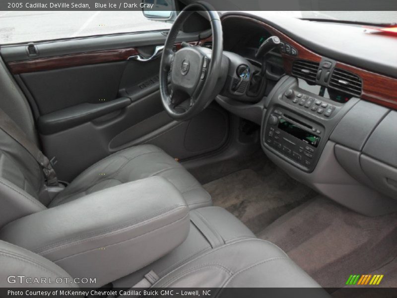 Blue Ice / Dark Gray 2005 Cadillac DeVille Sedan