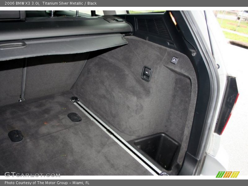Titanium Silver Metallic / Black 2006 BMW X3 3.0i