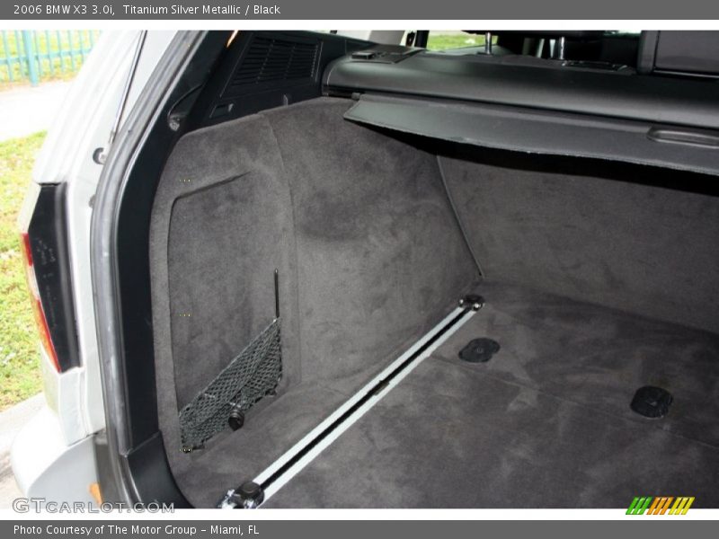 Titanium Silver Metallic / Black 2006 BMW X3 3.0i