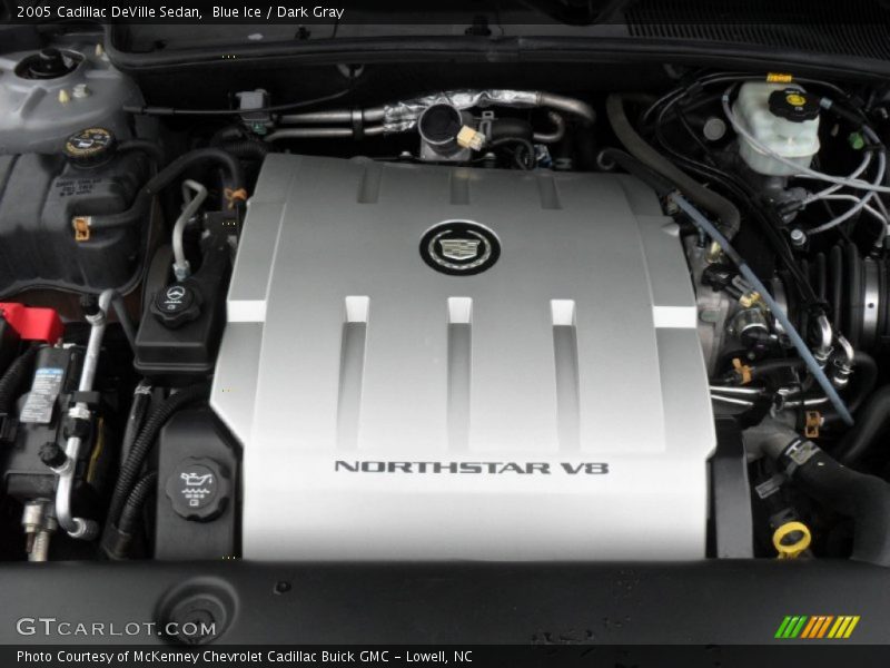 Blue Ice / Dark Gray 2005 Cadillac DeVille Sedan