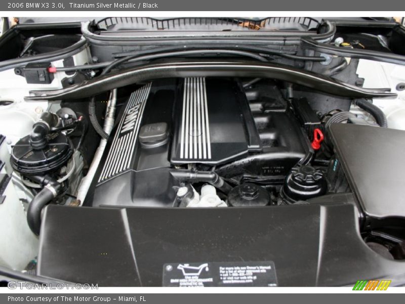  2006 X3 3.0i Engine - 3.0 Liter DOHC 24-Valve VVT Inline 6 Cylinder