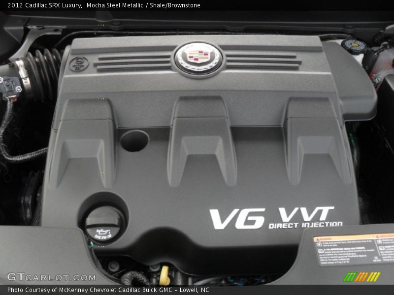Mocha Steel Metallic / Shale/Brownstone 2012 Cadillac SRX Luxury