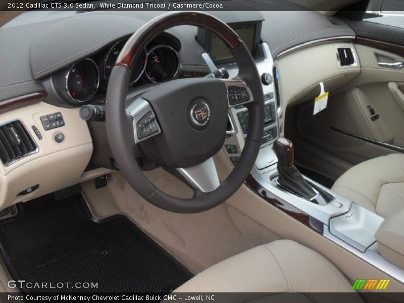 Cashmere/Cocoa Interior - 2012 CTS 3.0 Sedan 