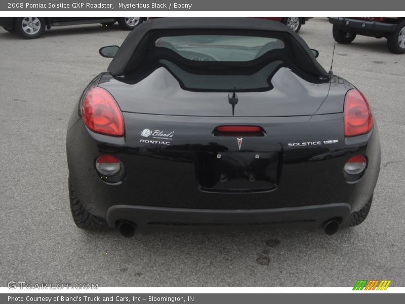 Mysterious Black / Ebony 2008 Pontiac Solstice GXP Roadster