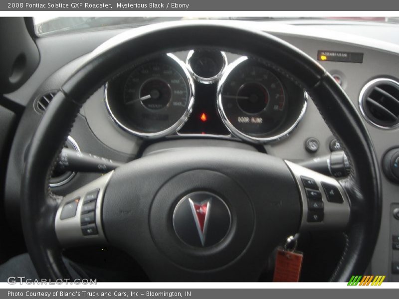 Mysterious Black / Ebony 2008 Pontiac Solstice GXP Roadster
