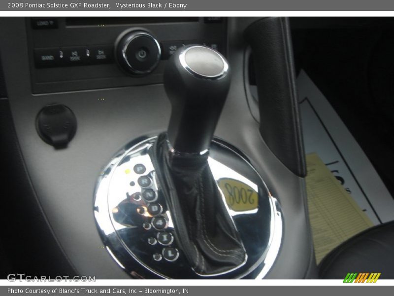 Mysterious Black / Ebony 2008 Pontiac Solstice GXP Roadster