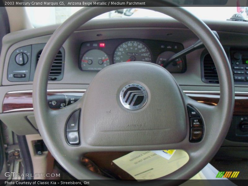 Arizona Beige Metallic / Medium Parchment 2003 Mercury Grand Marquis GS