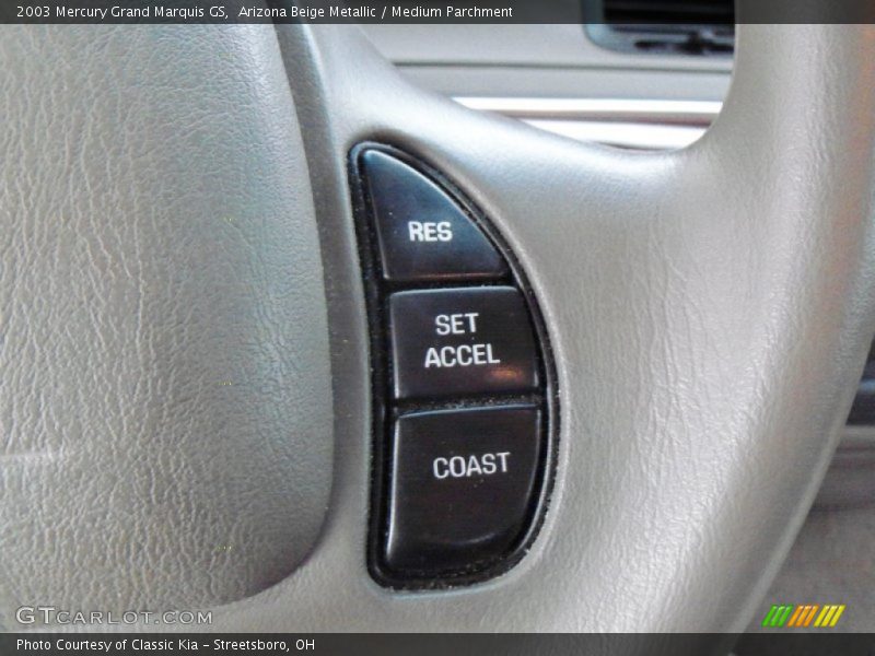 Arizona Beige Metallic / Medium Parchment 2003 Mercury Grand Marquis GS