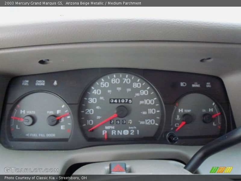  2003 Grand Marquis GS GS Gauges