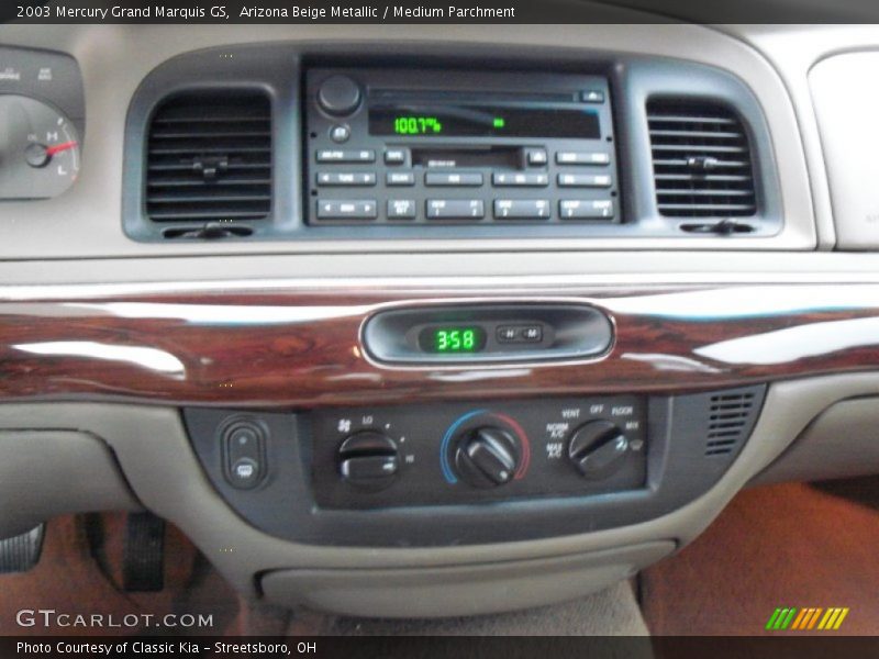 Arizona Beige Metallic / Medium Parchment 2003 Mercury Grand Marquis GS