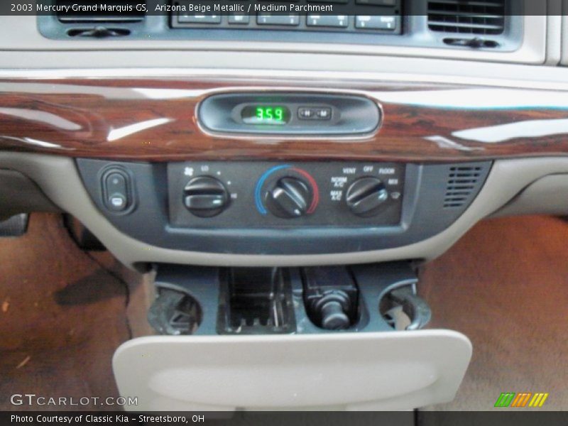 Arizona Beige Metallic / Medium Parchment 2003 Mercury Grand Marquis GS