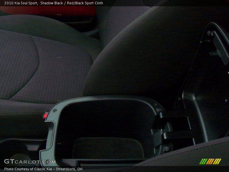 Shadow Black / Red/Black Sport Cloth 2010 Kia Soul Sport