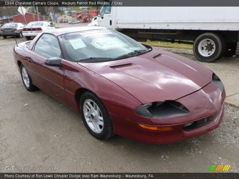 Medium Patriot Red Metallic / Gray 1994 Chevrolet Camaro Coupe