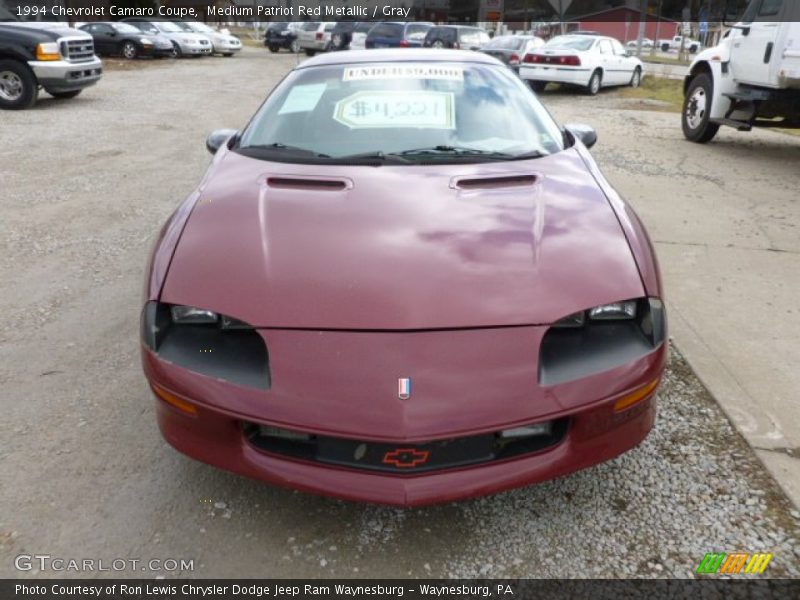 Medium Patriot Red Metallic / Gray 1994 Chevrolet Camaro Coupe