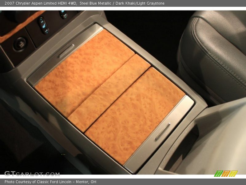 Steel Blue Metallic / Dark Khaki/Light Graystone 2007 Chrysler Aspen Limited HEMI 4WD