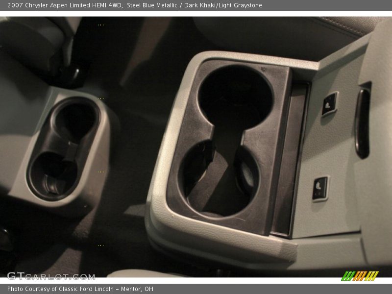 Steel Blue Metallic / Dark Khaki/Light Graystone 2007 Chrysler Aspen Limited HEMI 4WD