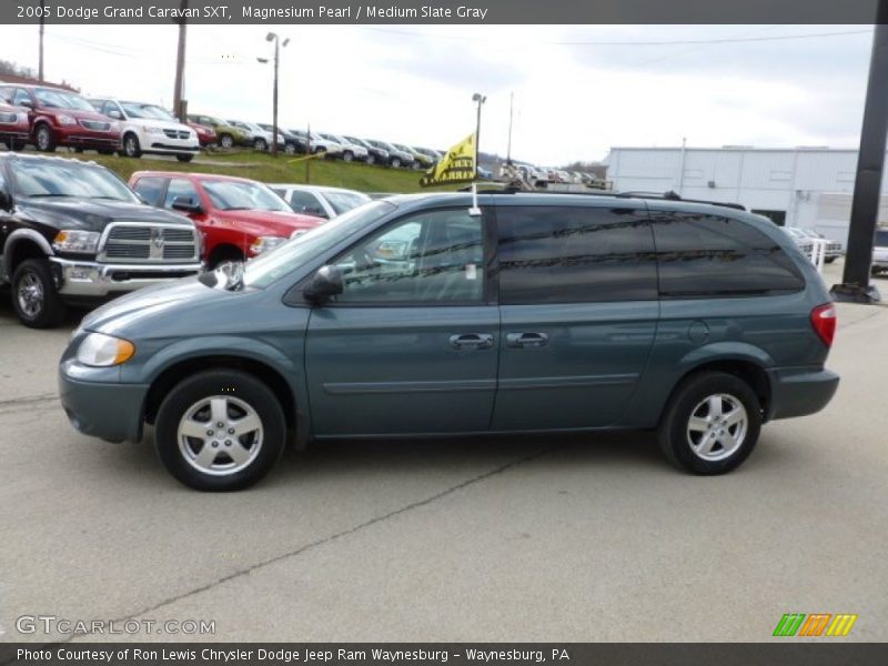 Magnesium Pearl / Medium Slate Gray 2005 Dodge Grand Caravan SXT