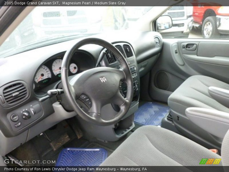 Magnesium Pearl / Medium Slate Gray 2005 Dodge Grand Caravan SXT