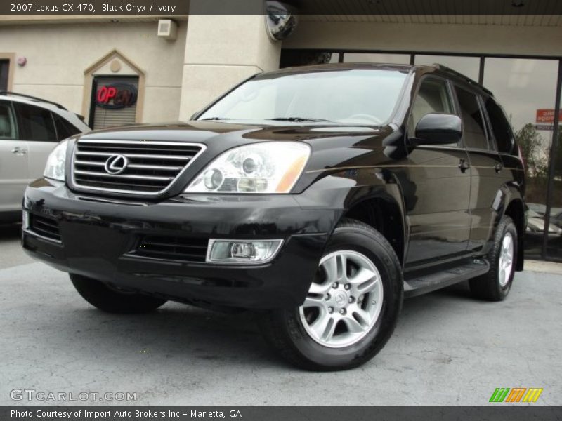 Black Onyx / Ivory 2007 Lexus GX 470