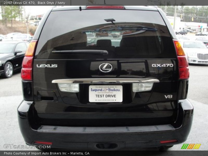 Black Onyx / Ivory 2007 Lexus GX 470